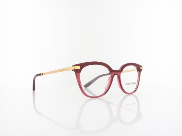 Dolce&Gabbana | DG3346 3247 50 | bordeaux transparent bordeaux