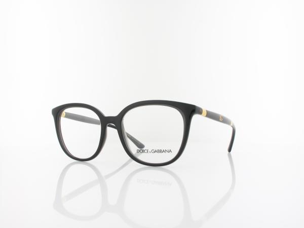 Dolce&Gabbana | DG5080 3246 52 | black transparent black