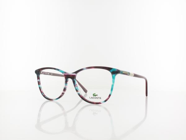 Lacoste | L2822 444 53 | striped aqua cyclamen