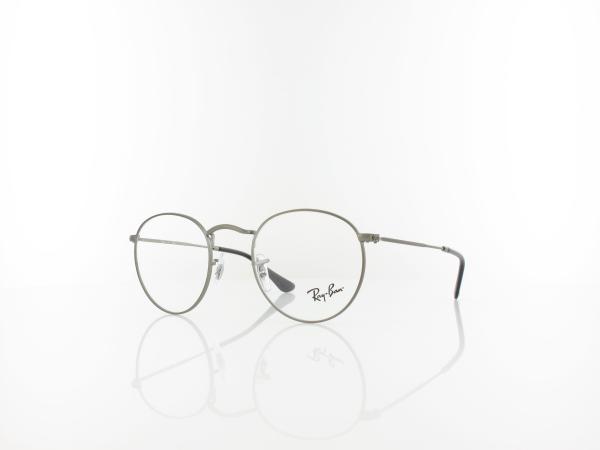 Ray Ban | Round Metal RX3447V 2620 47 | matte gunmetal
