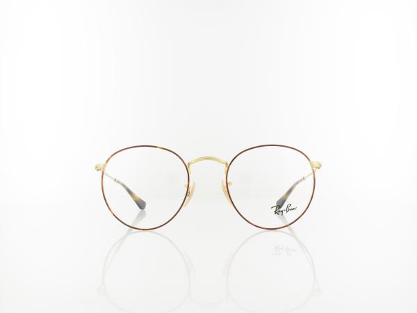 Ray Ban | Round Metal RX3447V 2945 50 | gold on top havana