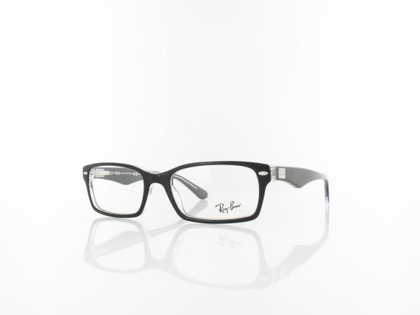 Ray Ban | RX5206 2034 54 | top black on transparent