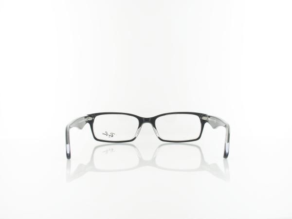 Ray Ban | RX5206 2034 54 | top black on transparent