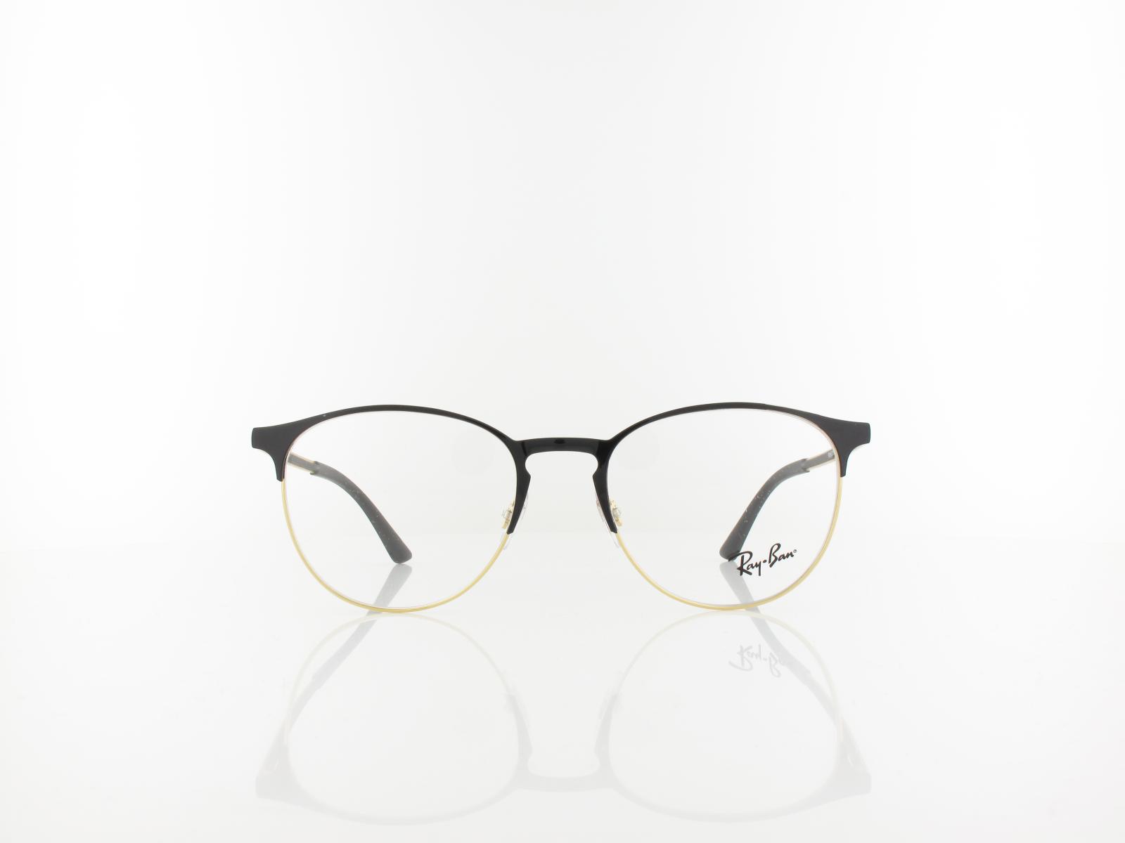 Ray Ban | RX6375 2890 51 | gold top in black