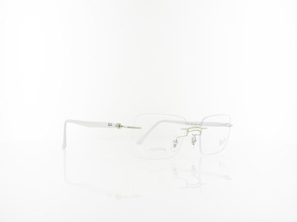 Ray Ban | RX8767 1228 51 | white on silver