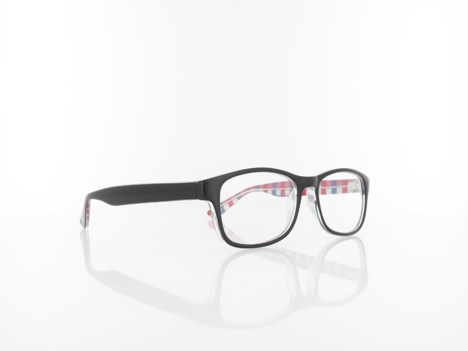 Brilando | OW II160 C06 51 | black transparent blue white red plaid