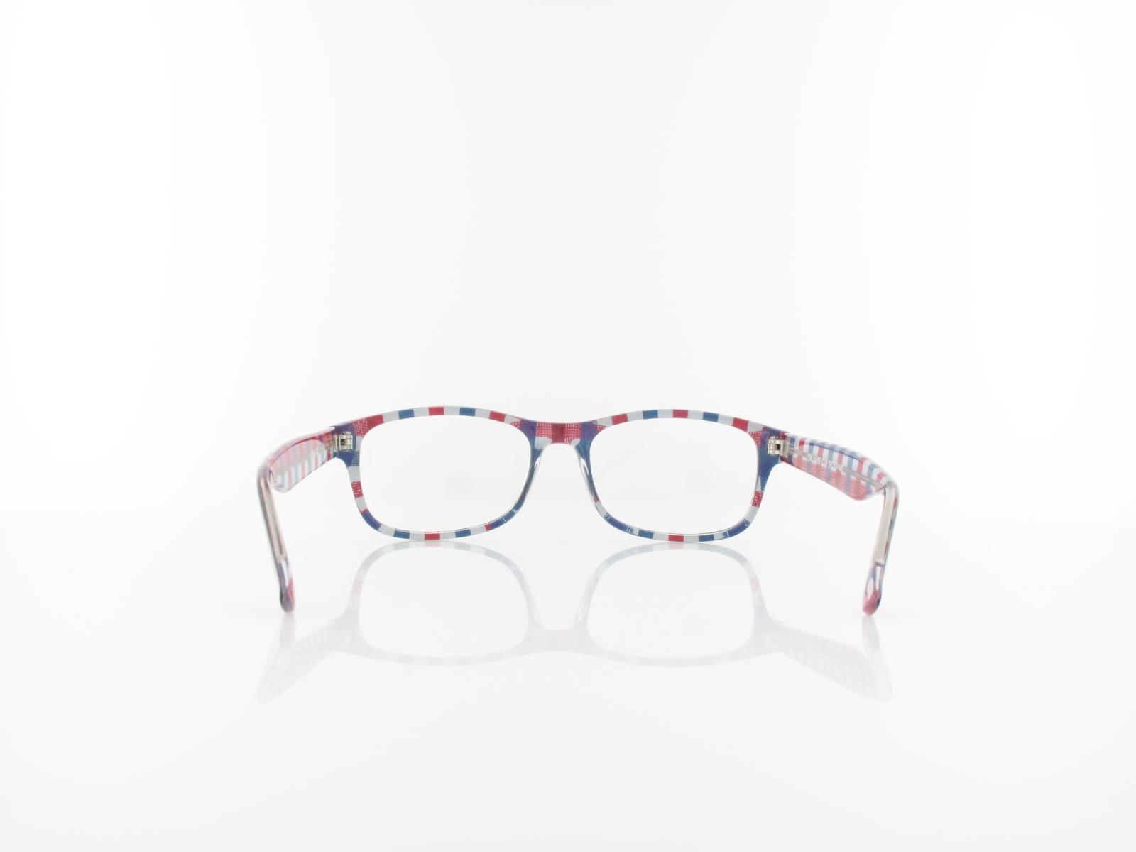 Brilando | OW II160 C06 51 | black transparent blue white red plaid
