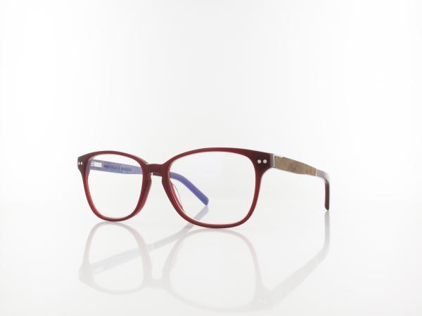 Wood Fellas | Sendling Premium Wood Acetate 10937 6307 53 | curled burgundy