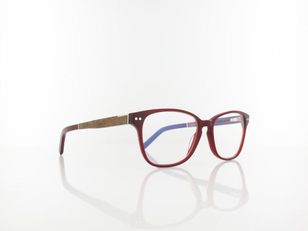 Wood Fellas | Sendling Premium Wood Acetate 10937 6307 53 | curled burgundy