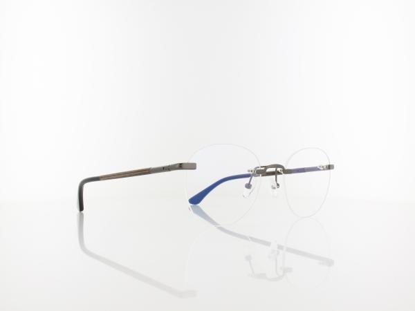 Wood Fellas | Ammil Rimless Titanium 11016 6706 52 | walnut gun shiny
