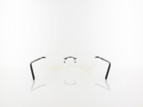 Wood Fellas | Ammil Rimless Titanium 11016 6706 52 | walnut gun shiny