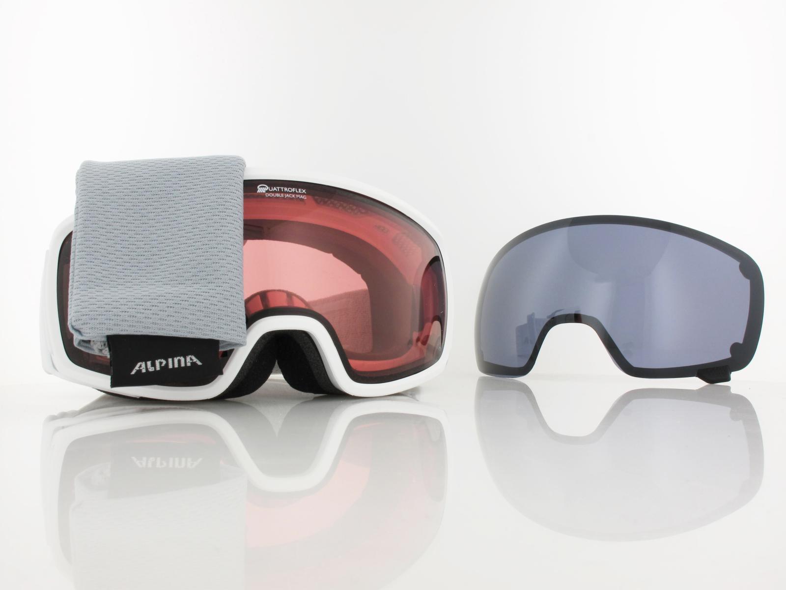 ALPINA | Double Jack Mag Q A7282 012 | white matt / Quattroflex - Singleflex black