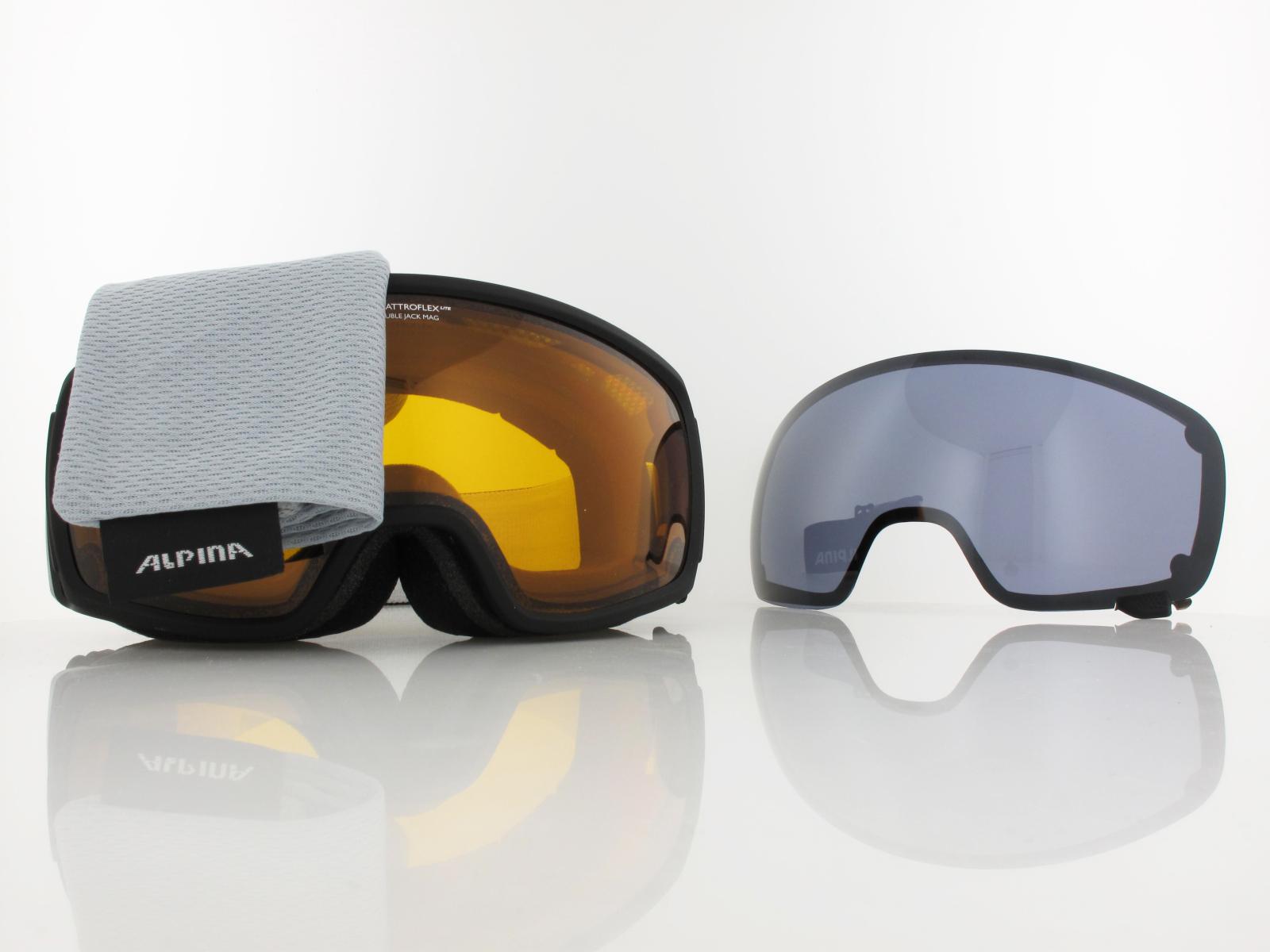 ALPINA | Double Jack Mag Q-LITE A7283 131 | black matt / Q-LITE - Singleflex black