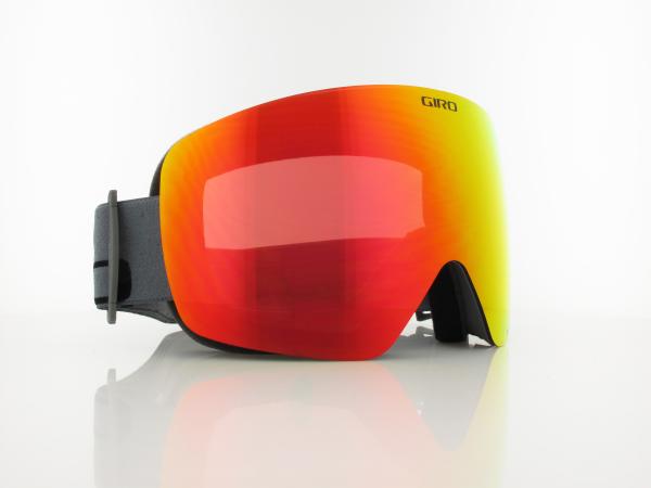 Giro | CONTOUR 005 | grey wordmark / vivid ember - vivid infrared
