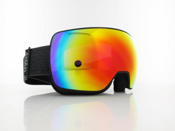 UVEX | Compact FM S550130 2030 | black matt / DL rainbow mirror