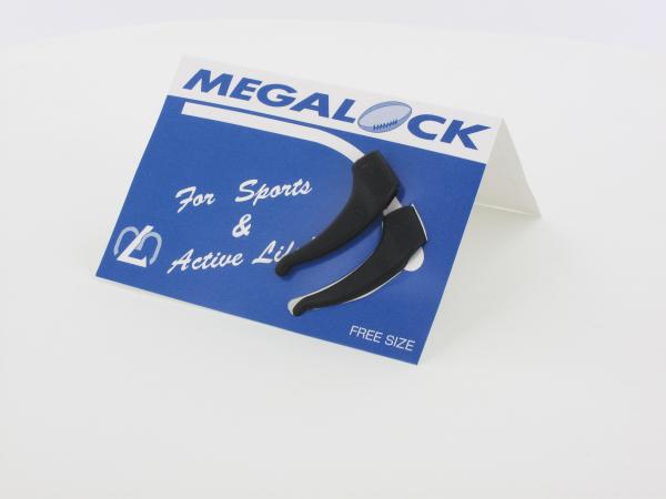 Megalock | Sportbügelenden | schwarz