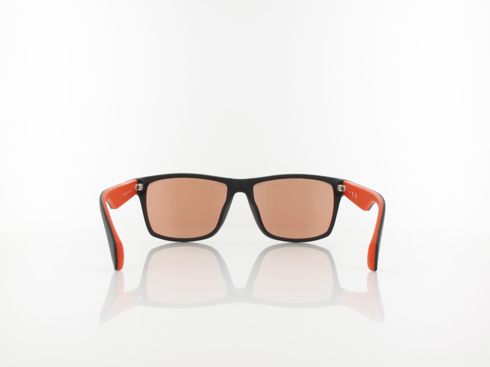 Adidas | OR0024 02U 56 | matte black / bordeaux mirror