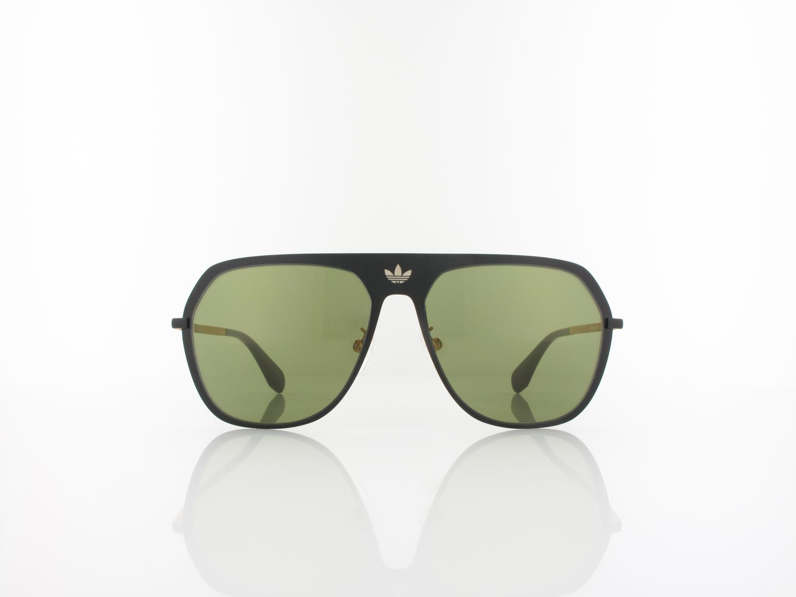 Adidas | OR0037 02Q 58 | matte black / green mirror