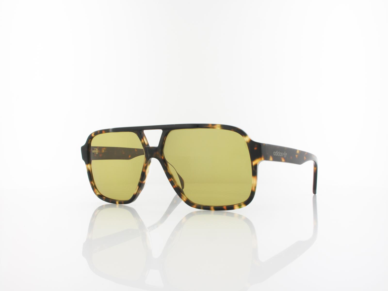 Adidas | OR0066 52Q 59 | dark havana / green mirror