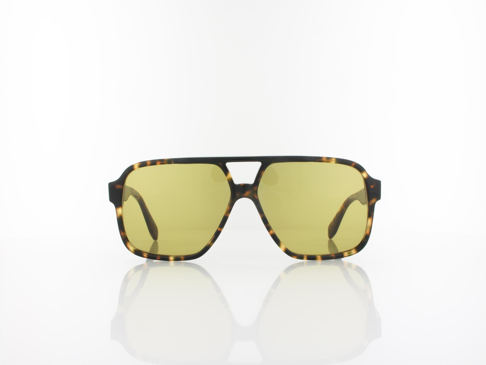 Adidas | OR0066 52Q 59 | dark havana / green mirror