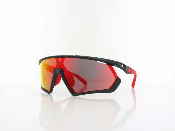 Adidas | SP0054 02U 0 | matte black / bordeaux mirror - clear