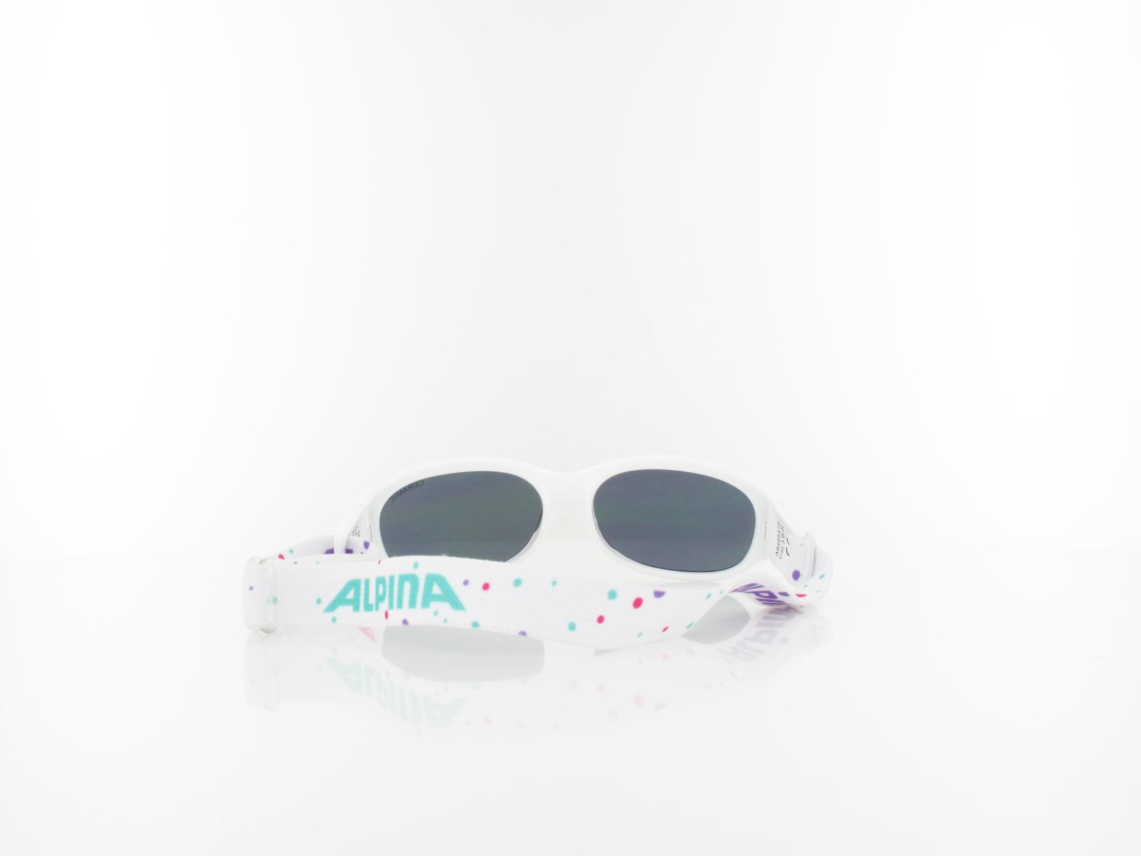 ALPINA | Sports Flexxy Kids A8495 410 47 | white dots / C black