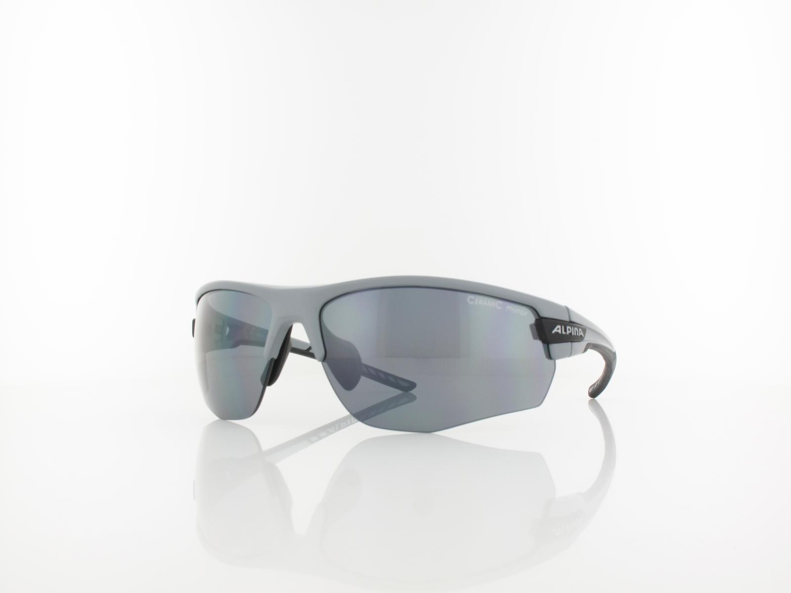 ALPINA | Tri-Scray 2.0 HR A8642 321 75 | grey matt / black mirror - clear - orange mirror