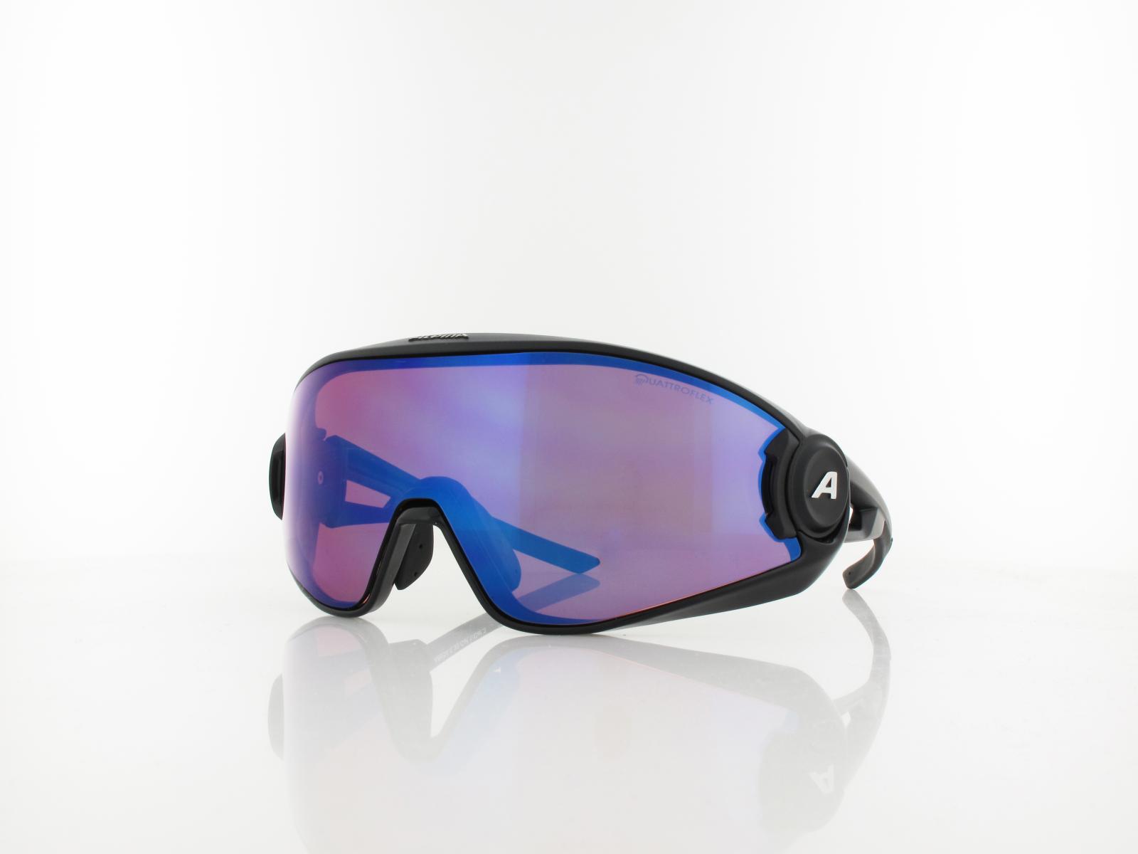 ALPINA | 5W1NG Q+CM A8654 530 140 | black matt / Q+CM blue mirror