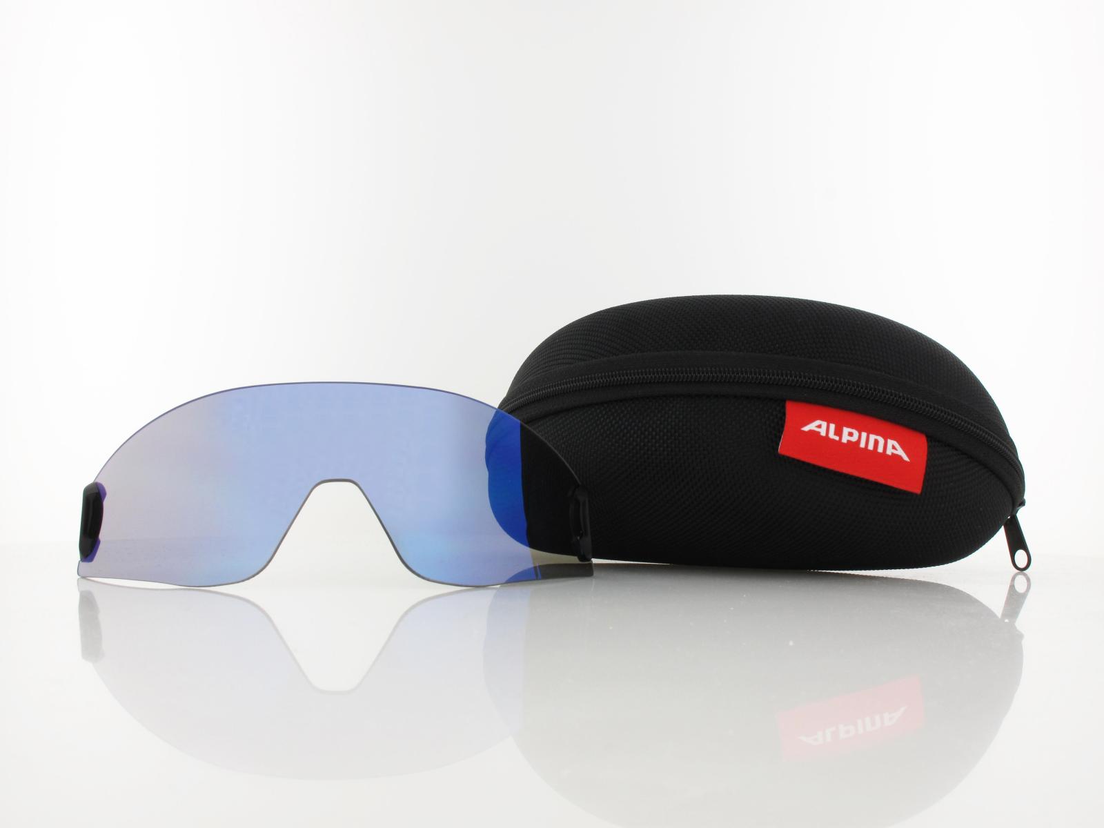 ALPINA | 5W1NG Q+CM A8654 530 140 | black matt / Q+CM blue mirror