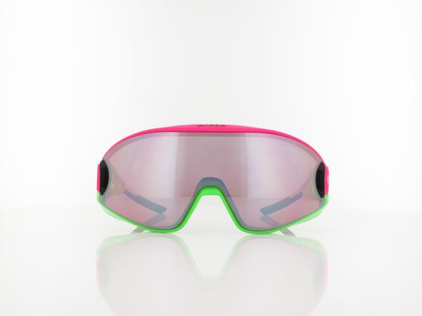 ALPINA | 5W1NG Q+CM A8654 551 140 | pink green yellow / Q+CM silver mirror
