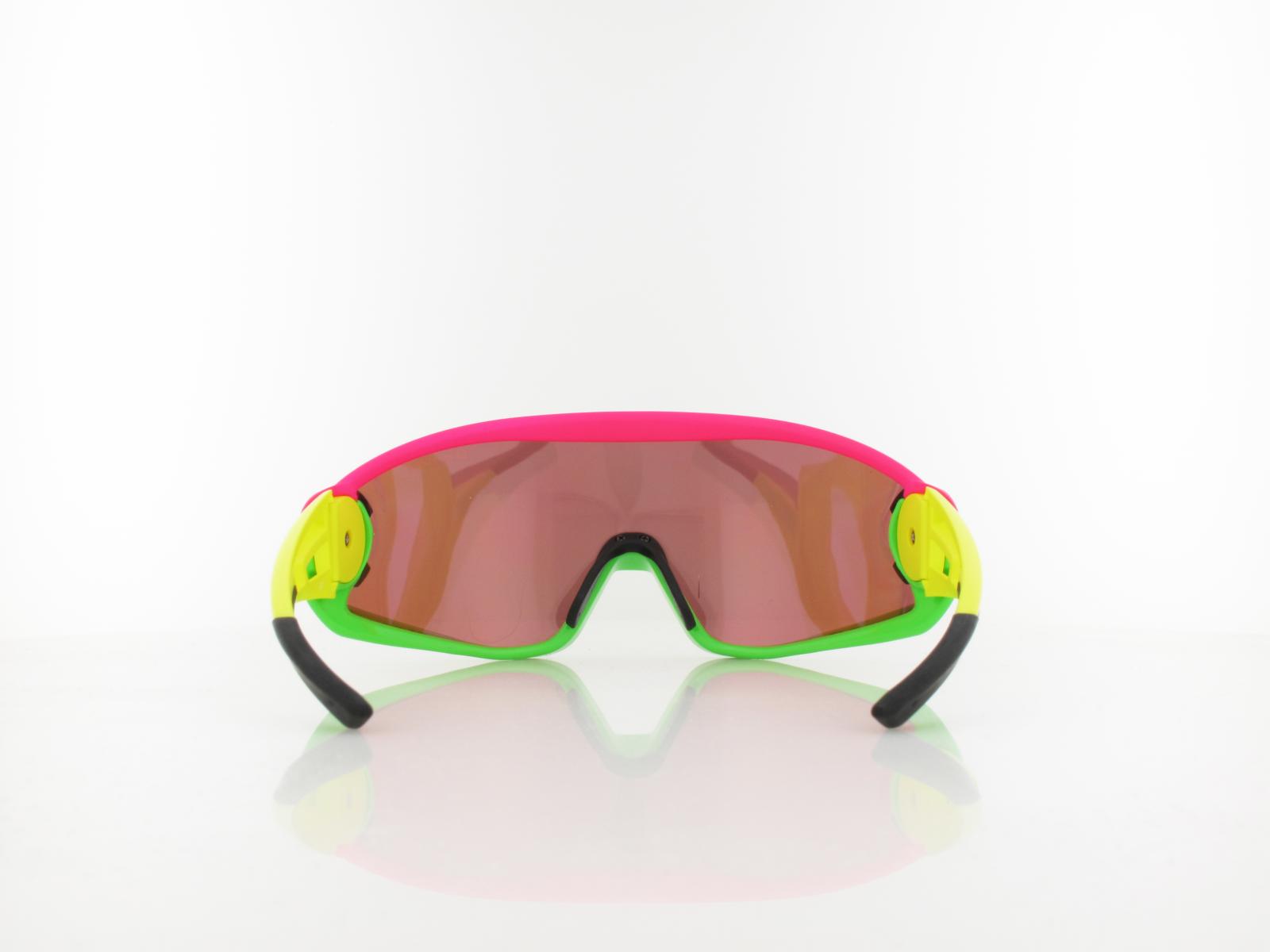 ALPINA | 5W1NG Q+CM A8654 551 140 | pink green yellow / Q+CM silver mirror