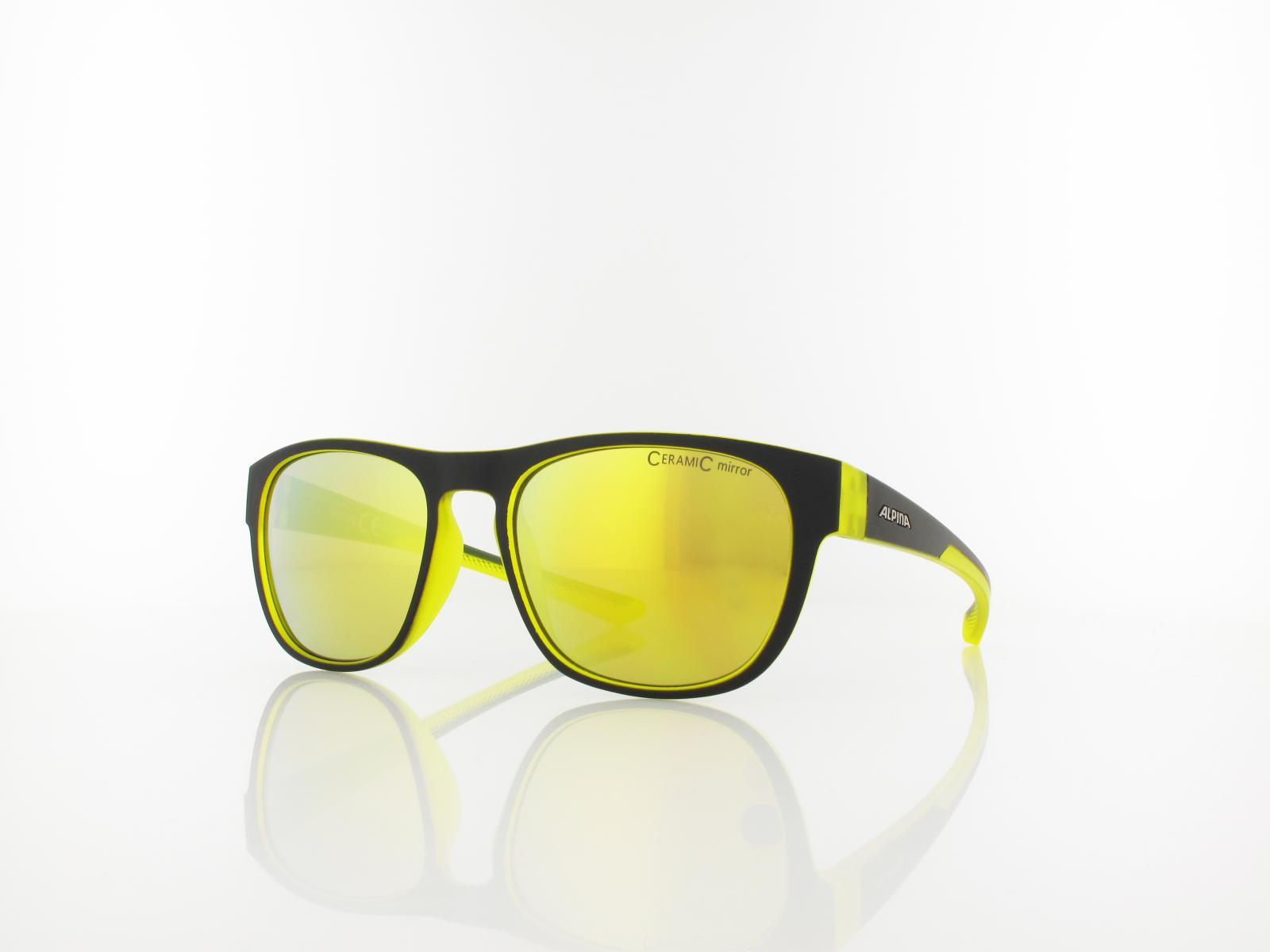 ALPINA | Lino II A8665 333 55 | black neon transparent matt / neon yellow mirror