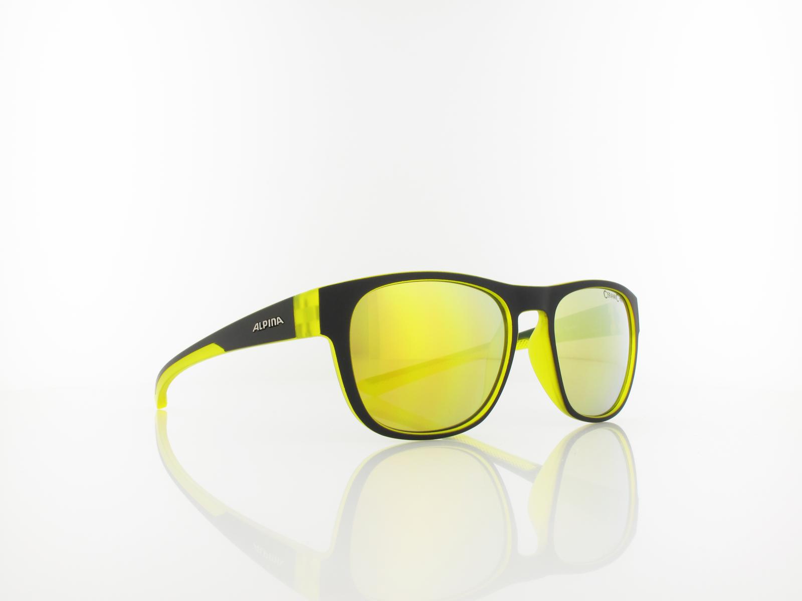 ALPINA | Lino II A8665 333 55 | black neon transparent matt / neon yellow mirror