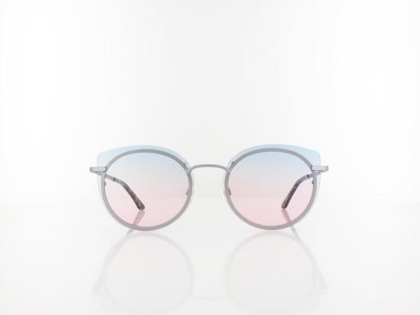 Comma | 77078 23 57 | matt silver black blue / blue rose gradient