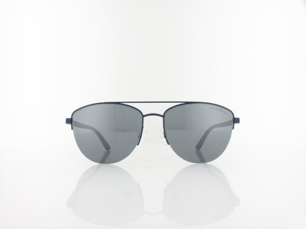 Emporio Armani | EA2116 30186G 57 | matte blue / light grey mirror black