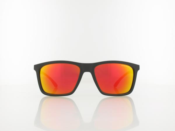 Emporio Armani | EA4170 54376Q 58 | matte grey / dark violet mirror red