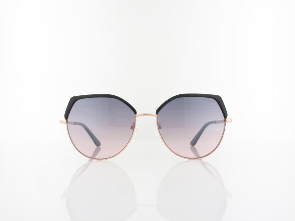 Guess | GU7736 01U 58 | shiny black / bordeaux mirror