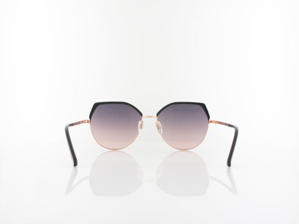 Guess | GU7736 01U 58 | shiny black / bordeaux mirror
