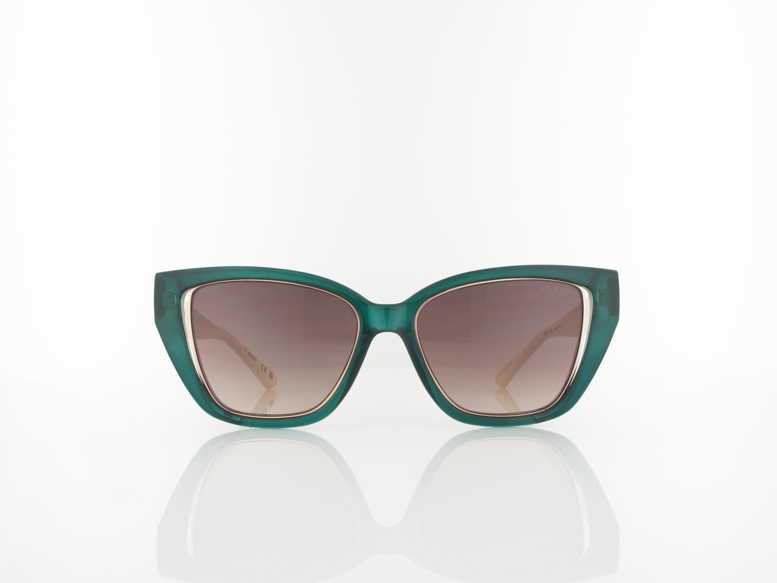 Guess | GU7816 96F 54 | shiny dark green / gradient brown