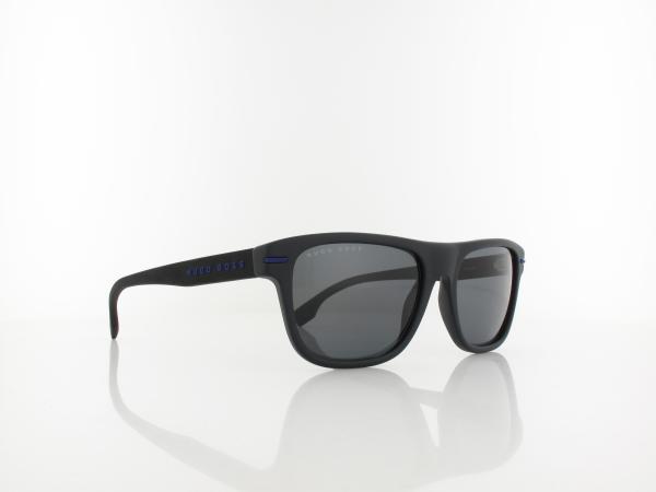 Boss | BOSS 1322/S 0VK/M9 55 | matte black blue / grey polarized