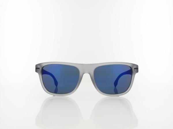 Boss | BOSS 1322/S RIW/HZ 55 | matte grey / green multilens mirror
