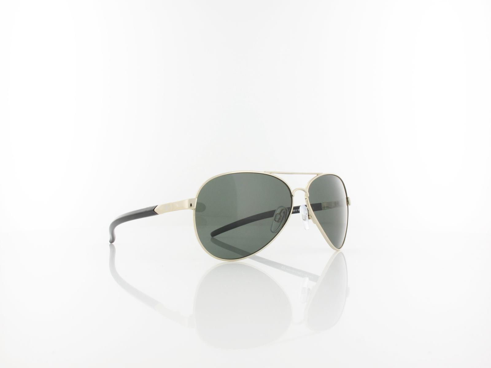 HIS polarized | HP00100-3 Kids 55 | light gold / green polarized