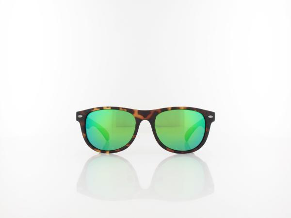 HIS polarized | HP50104-2 Kids 46 | matte havana / green mirror polarized