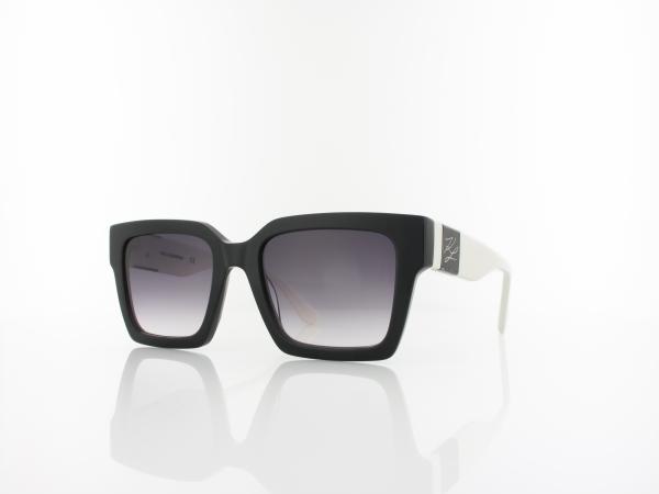 Karl Lagerfeld | KL6057S 004 52 | black white / gradient grey