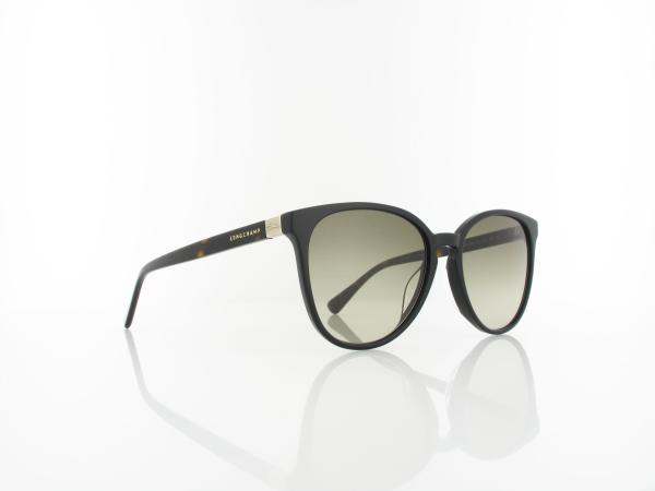 Longchamp |  LO647S 010 53 | black havana / brown gradient