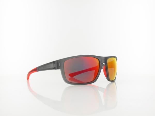 Brilando | Premium Sport M1010 58 | black transparent orange / brown red mirror