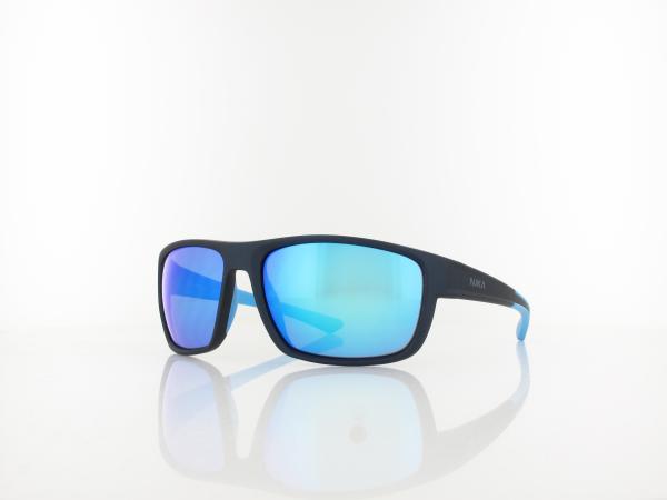 Brilando | Premium Sport M1020 58 | solid matte blue / grey turquoise mirror