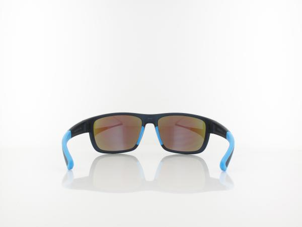 Brilando | Premium Sport M1020 58 | solid matte blue / grey turquoise mirror