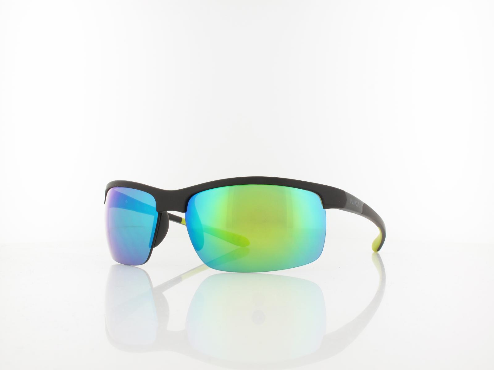 Brilando | Premium Sport M1030 69 | solid matte brown /grey green mirror