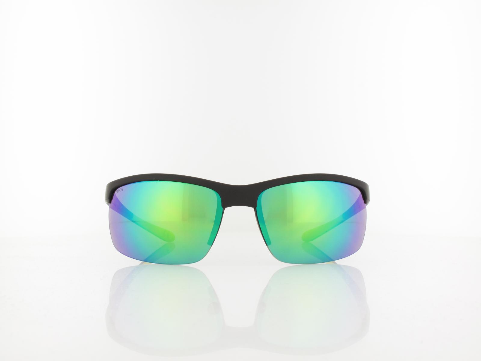 Brilando | Premium Sport M1030 69 | solid matte brown /grey green mirror
